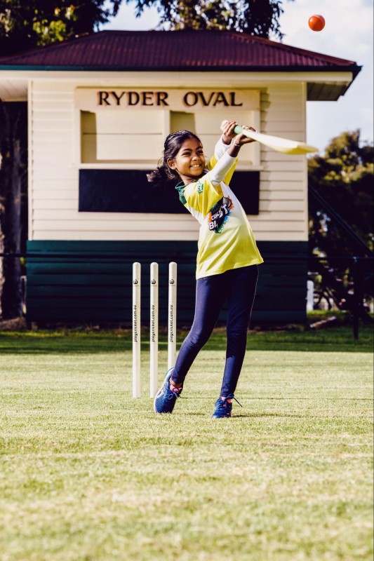Spring Vibes cricket program for girls